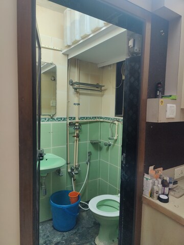 Bathroom in 2 BHK Apartment at Ishaan Apartment, Prabhadevi – for Rent