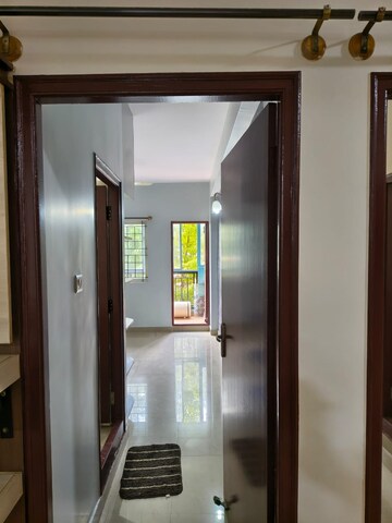 Building Lobby in 3 BHK Apartment at Mahaveer Rich, Jalahalli West – for Sale