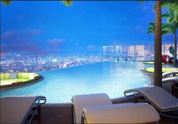 Swimming Pool in 3 BHK Apartment at Golden Gate The Presidential Tower, Yeshwanthpur – for Sale