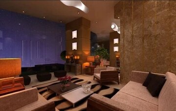 Living Room in 3 BHK Apartment at Golden Gate The Presidential Tower, Yeshwanthpur – for Sale