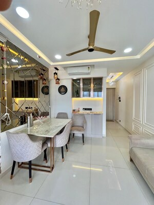 Living Room in 2.5 BHK Apartment at The Wadhwa Atmosphere, Mulund West – for Sale