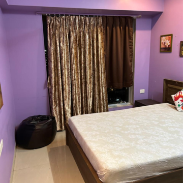 Living Room in 2 BHK Apartment at Nahar Amrit Shakti Water Lily And White Lily, Mhada Colony 20 – for Rent