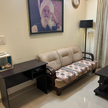 Living Room in 2 BHK Apartment at Nahar Amrit Shakti Water Lily And White Lily, Mhada Colony 20 – for Rent