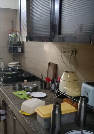 Kitchen in 4 BHK Apartment at HDIL Metropolis Residences, Andheri West – for Rent
