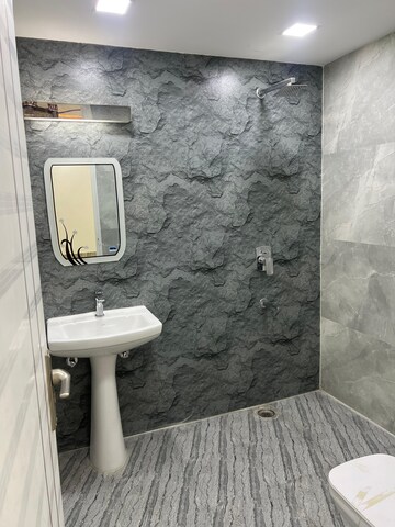 Bathroom in 2 BHK Apartment at Palm Residency Chhatarpur, Chattarpur – for Sale