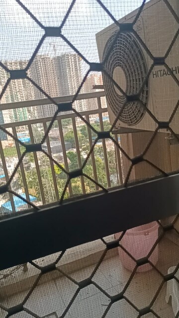 Balcony in 3 BHK Apartment at Hawelia Valencia Homes, Sector 1 Greater Noida – for Rent