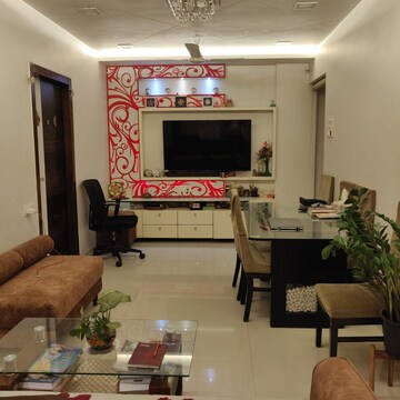 Living Room in 1 BHK Apartment at Raheja Township, Raheja Twp – for Rent