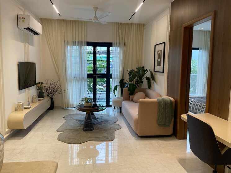 Living Room, kohinoor-viva-pixel 2 Bedroom 780 Sq.Ft. Apartment In Dhanori Pune 9180446