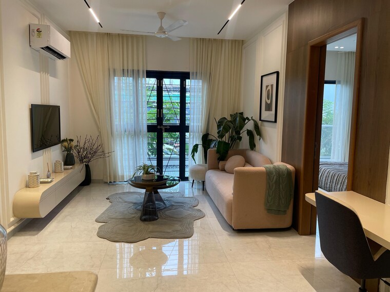 Living Room, kohinoor-viva-pixel 2 Bedroom 780 Sq.Ft. Apartment In Dhanori Pune 9180446