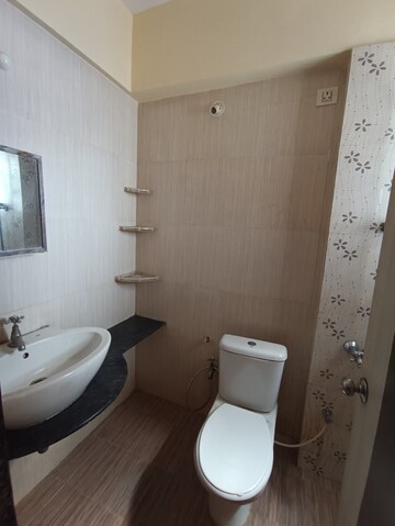 Bathroom in 1 BHK Apartment at Ajmera Yogi Dham Phase III, Kalyan West – for Rent