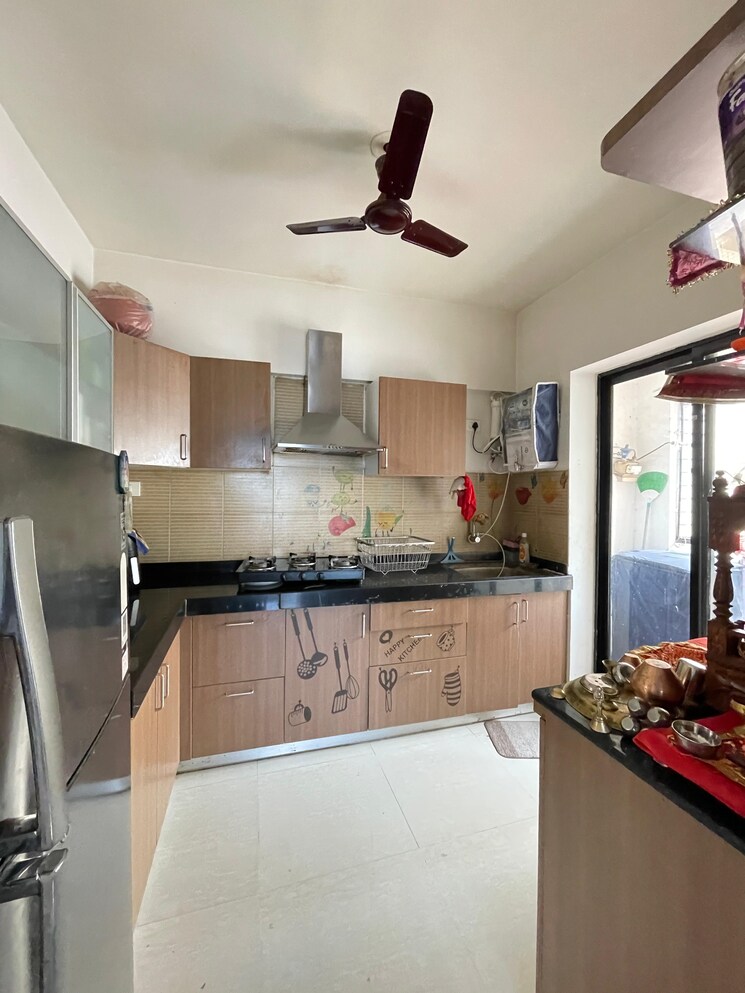 Kitchen, pride-park-springs 2 Bedroom 690 Sq.Ft. Apartment In Dhanori Pune 9180461