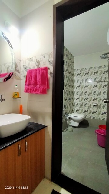 Bathroom in 2 BHK Apartment at Nirmal Township CHS B5 Building, Sinhagad Road – for Sale
