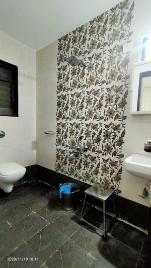 Bathroom in 2 BHK Apartment at Nirmal Township CHS B5 Building, Sinhagad Road – for Sale