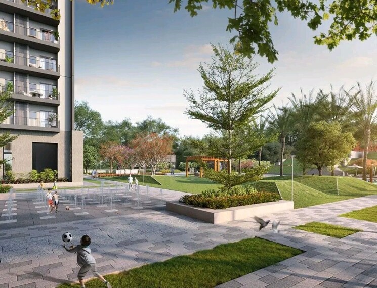 Garden, keystone-seasons 4 Bedroom 2972 Sq.Ft. Apartment In Sector 77 Gurgaon 9180481