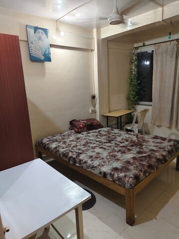 Bedroom in 1 BHK Apartment at Popular Heights, Koregaon Park – for Rent