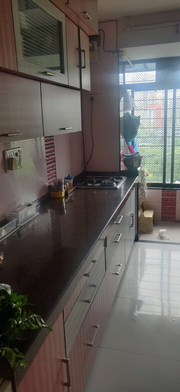 Kitchen in 3 BHK Apartment at Chheda Heights, Bhandup West – for Sale