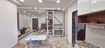 Staircase in 3 BHK Apartment at Aparna Sarovar, Nallagandla – for Rent