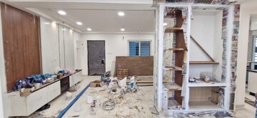 Living Room in 3 BHK Apartment at Aparna Sarovar, Nallagandla – for Rent