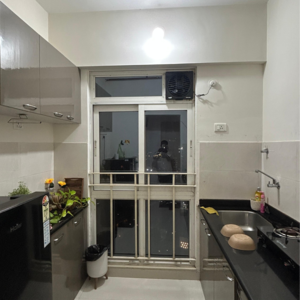 Kitchen in 1 BHK Apartment at Vijay Orovia, Hiranandani Estate – for Sale