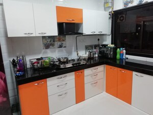 Kitchen in 2 BHK Apartment at Vijay The Residency, Kavesar – for Sale