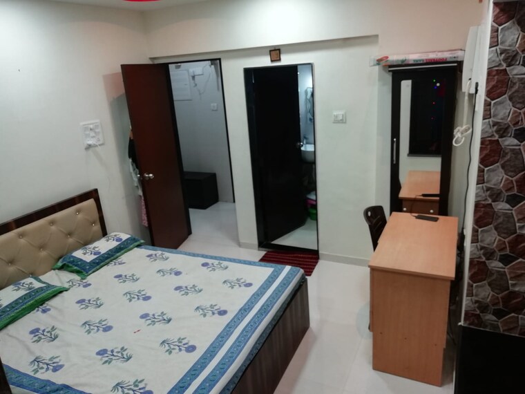 Master Bedroom, vijay-the-residency 2 Bedroom 700 Sq.Ft. Apartment In Kavesar Thane 9180651
