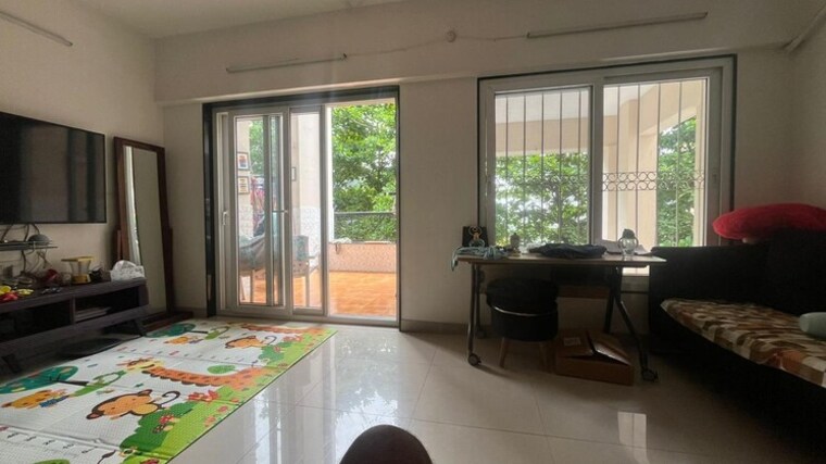 Living Room, goel-ganga-constella 3 Bedroom 1550 Sq.Ft. Apartment In Kharadi Pune 9180676