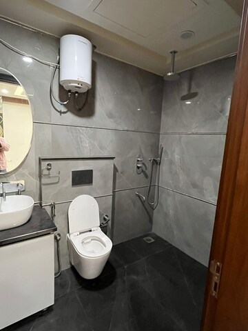 Bathroom in 3 BHK Builder Floor at Palam Vihar Residents Association, Palam Vihar – for Rent