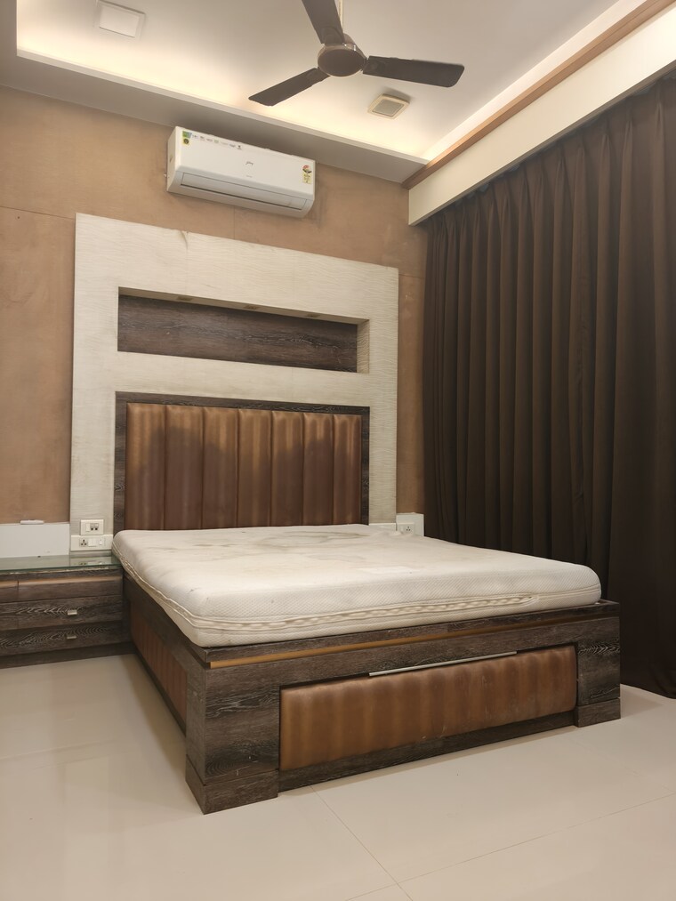 Bedroom, progressive-group-highness 3 Bedroom 2150 Sq.Ft. Apartment In Sanpada Navi Mumbai 9180715
