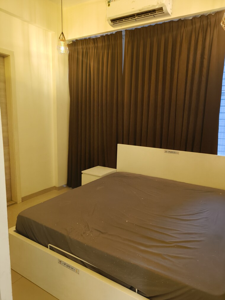 Bedroom, progressive-group-highness 3 Bedroom 2150 Sq.Ft. Apartment In Sanpada Navi Mumbai 9180715