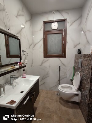 Bathroom in 4 BHK Builder Floor at Unitech South City II, Sector 50 – for Sale