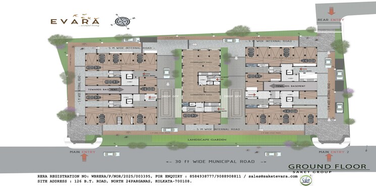 Master Plan, dunlop 2 Bedroom 725 Sq.Ft. Apartment In Dunlop Kolkata 9180857