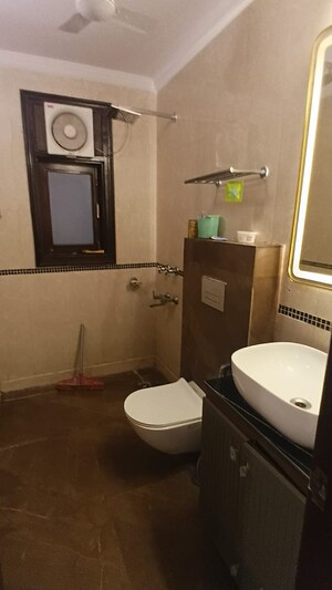 Bathroom in 3 BHK Builder Floor at East Of Kailash – for Sale