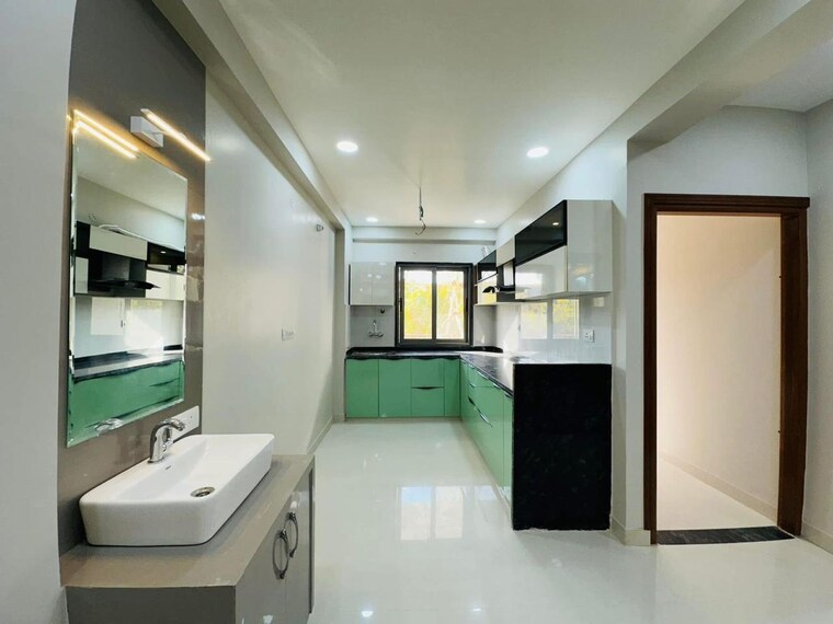 Kitchen, new sanganer road 3 Bedroom 1470 Sq.Ft. Builder Floor In New Sanganer Road Jaipur 9180894