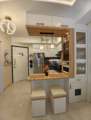 Kitchen in 2 BHK Apartment at Lodha Crown Quality Homes, Majiwada – for Sale