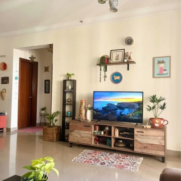 Living Room in 1 BHK Apartment at Khan Palace Andheri West, Yari Road – for Rent