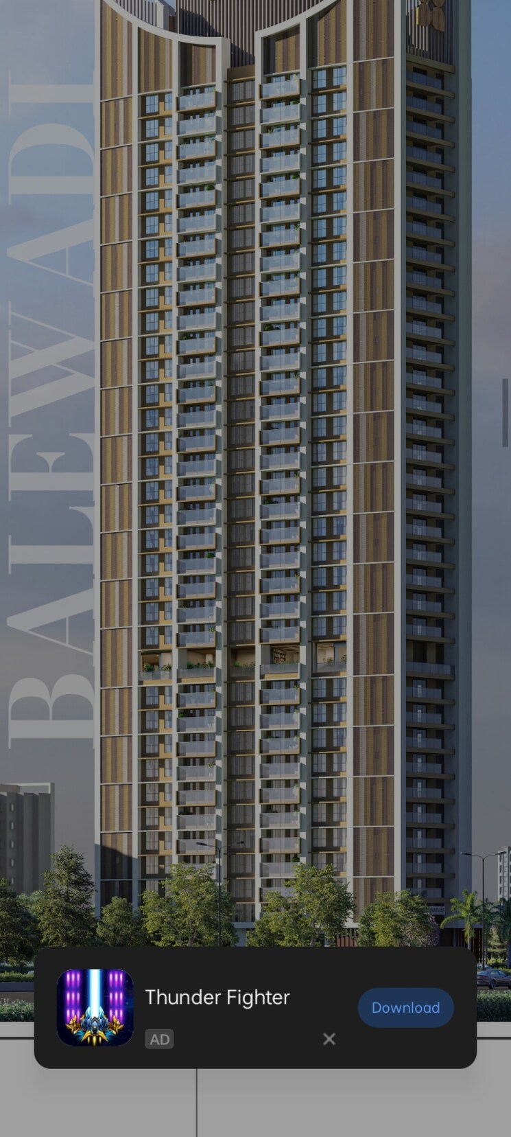 Exterior View, balewadi 3 Bedroom 1100 Sq.Ft. Apartment In Balewadi Pune 9180934