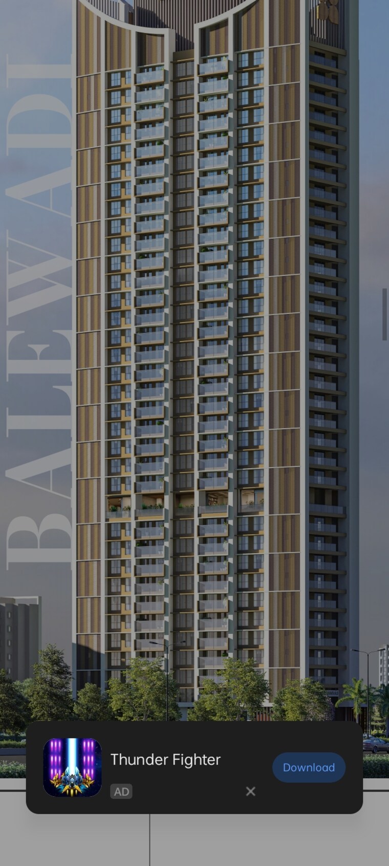Exterior View, balewadi 3 Bedroom 1100 Sq.Ft. Apartment In Balewadi Pune 9180934