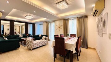 Living Room in 3 BHK Builder Floor at Safdarjung Enclave – for Rent