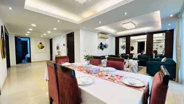 Living Room in 3 BHK Builder Floor at Safdarjung Enclave – for Rent