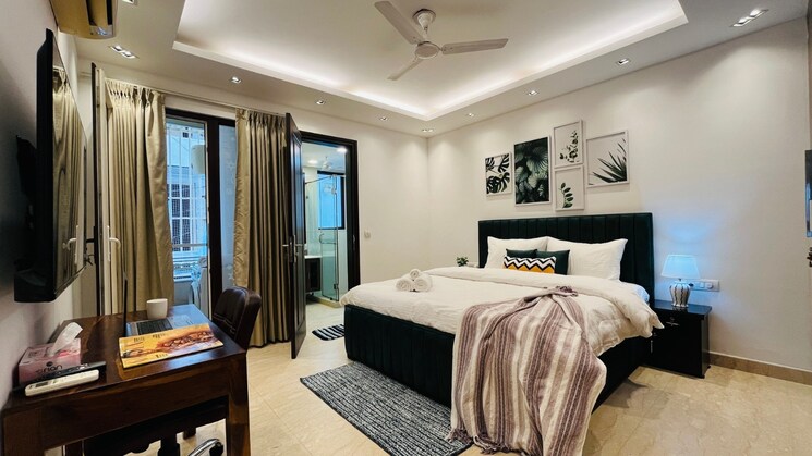 Bedroom, safdarjung enclave 3 Bedroom 2200 Sq.Ft. Builder Floor In Safdarjung Enclave Delhi 9180982