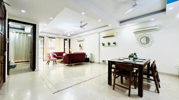 Living Room in 4 BHK Builder Floor at Safdarjung Enclave – for Rent