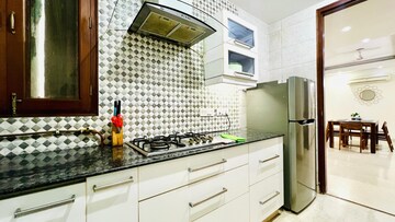 Kitchen in 4 BHK Builder Floor at Safdarjung Enclave – for Rent
