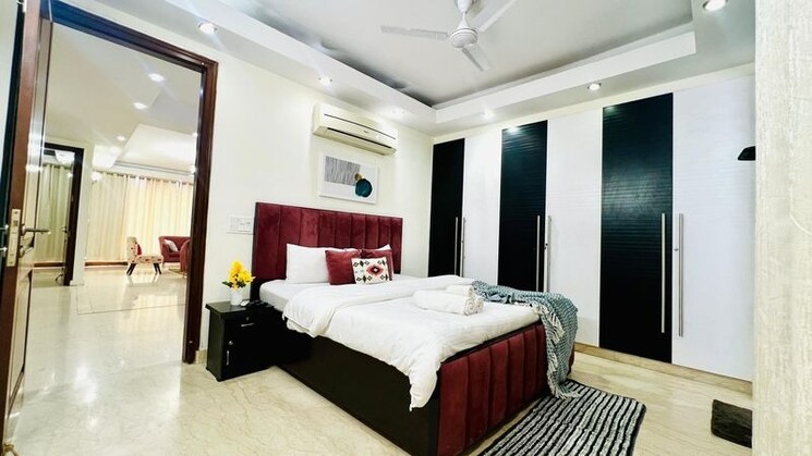 Bedroom, safdarjung enclave 4 Bedroom 2200 Sq.Ft. Builder Floor In Safdarjung Enclave Delhi 9180985
