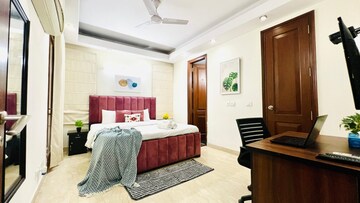 Bedroom in 4 BHK Builder Floor at Safdarjung Enclave – for Rent