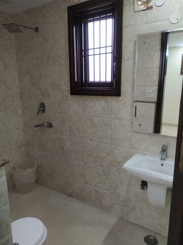Bathroom in 2 BHK Builder Floor at Lajpat Nagar ii – for Rent