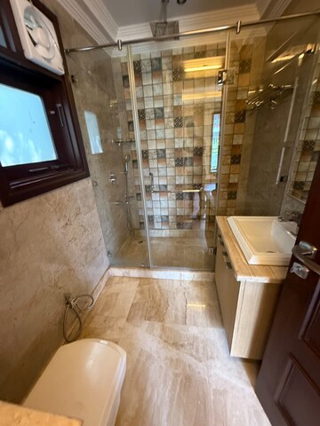 Bathroom in 4 BHK Builder Floor at Greater Kailash ii – for Rent