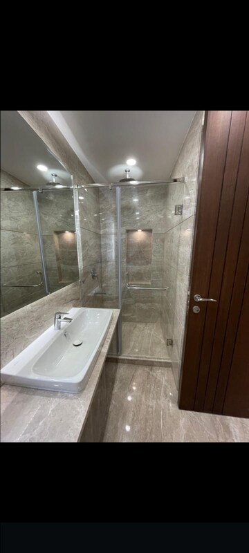 Bathroom in 3 BHK Builder Floor at Safdarjung Development Area – for Rent