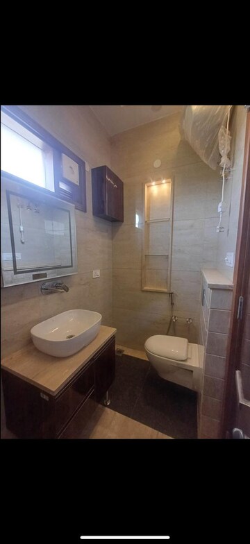 Bathroom in 2 BHK Builder Floor at Kalkaji – for Rent