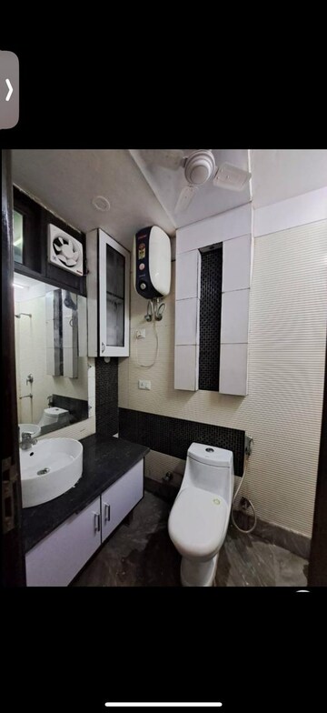 Bathroom in 3 BHK Builder Floor at Chittaranjan Park – for Rent