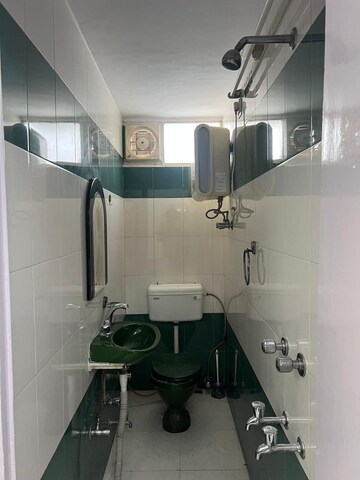 Bathroom in 1 BHK Builder Floor at Greater Kailash ii – for Rent